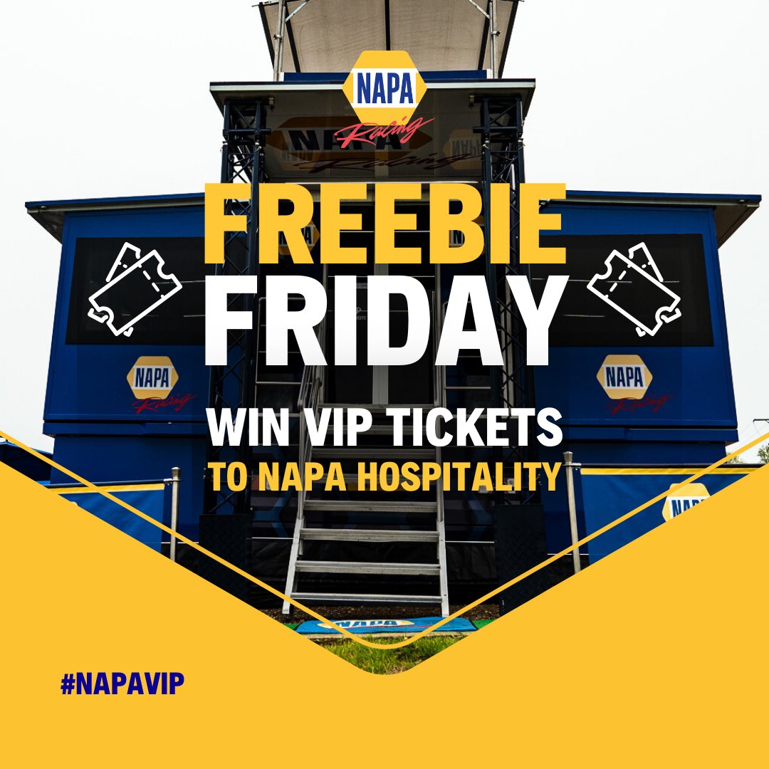 @NAPARacingUK (@naparacinguk) on Twitter photo ๐ต๐ก FREEBIE FRIDAY ๐๏ธ Win VIP tickets to NAPA Hospitality at one of the following BTCC events:
๐ <a href="/DoningtonParkUK/">Donington Park</a> 27/4 or 24/8
๐ <a href="/Brands_Hatch/">Brands Hatch</a> 11/5 or 5/10
๐ <a href="/krcircuit/">Knockhill Circuit</a> 10/8
๐๐ผRetweet and tag your VIP friend and use #NAPAVIP to enter.
Winner will be announced 26/2 at 12pm. ๐ต๐ก FREEBIE FRIDAY ๐๏ธ Win VIP tickets to NAPA Hospitality at one of the following BTCC events:
๐ <a href="/DoningtonParkUK/">Donington Park</a> 27/4 or 24/8
๐ <a href="/Brands_Hatch/">Brands Hatch</a> 11/5 or 5/10
๐ <a href="/krcircuit/">Knockhill Circuit</a> 10/8
๐๐ผRetweet and tag your VIP friend and use #NAPAVIP to enter.
Winner will be announced 26/2 at 12pm.