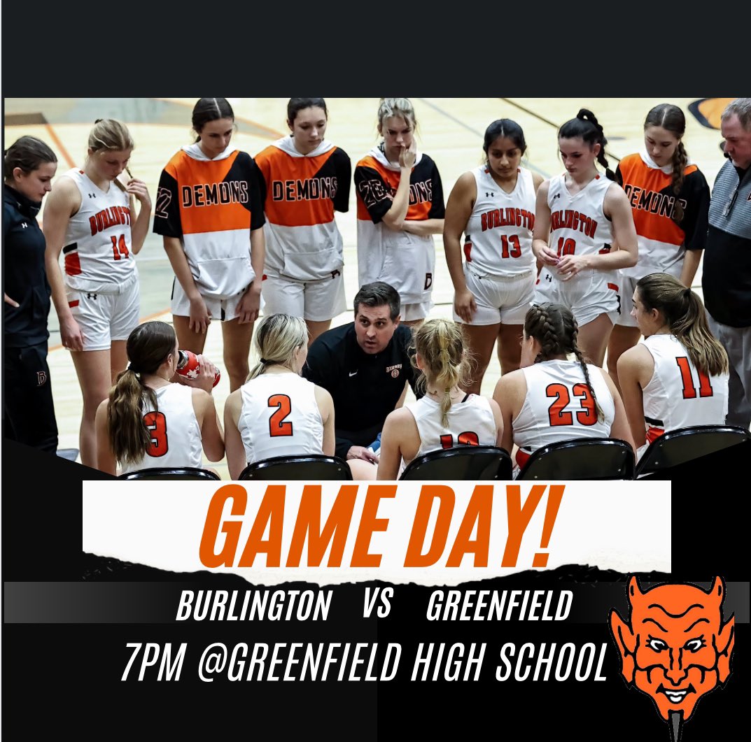 Friday night = Regional Game night!!! 👏👏  Taking on Greenfield at 7pm!

#GoDemons
#OnePercentBetterEveryDay