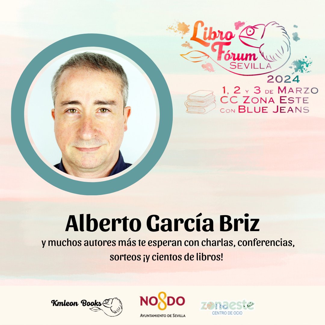 garciabriz's tweet image. En una semana estaré en el #LibroForumSevilla2024 organizado por el fantástico grupo de @KMleonBooks. Hay presentaciones, charlas, firmas de libros... ¿Te lo vas a perder?