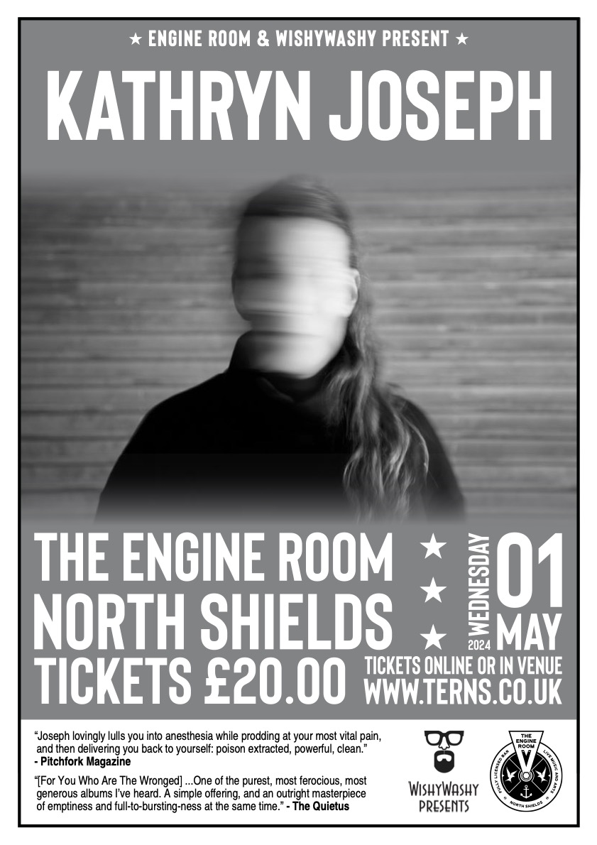 In conjunction with @WishyWashyMusic we are bringing you real quality from north of the border. Award winning, critically acclaimed Scottish performer @kathrynjoseph_ is coming to our place on May 1st. Limited tickets available here: ticketweb.uk/event/kathryn-…