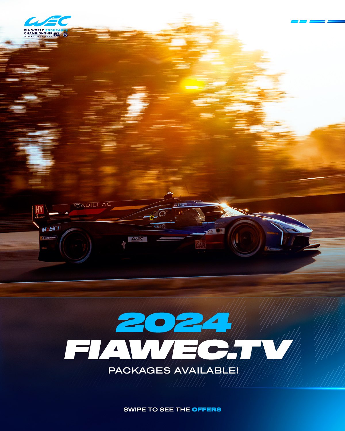 FIA World Endurance Championship on X: More races. More manufacturers.  More excitement. 🍿 Watch next weekend's opening race and the full season,  including the 24 Hours of Le Mans, on  for