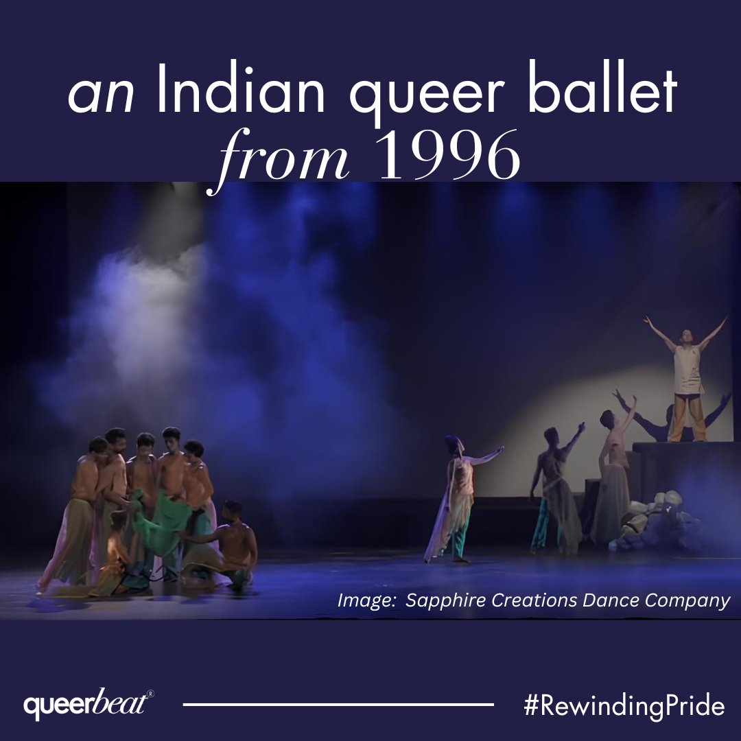 Do you often attend #queerevents, performances, and gatherings? Did such events always exist in urban centres in India? Not really. For today’s #RewindingPride, let’s put the spotlight on one of the earliest dance performances about queer lives. A thread! 1/9