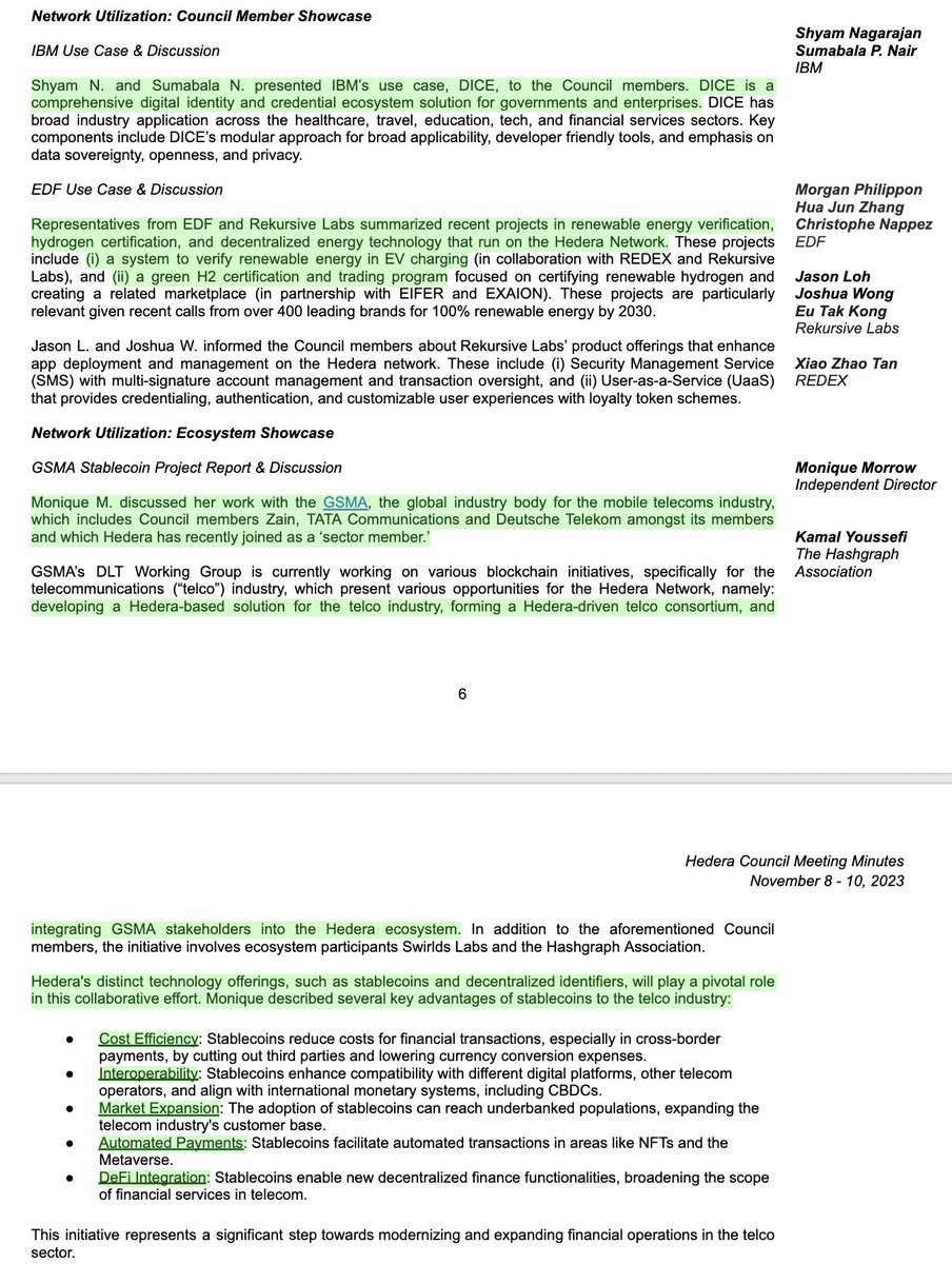NEW FORTUNE 500 #HEDERA USE CASES CONFIRMED: 

<a href="/IBM/">IBM</a> (Fortune 65) and <a href="/EDFofficiel/">EDF</a> (French state-owned energy supplier) are building new applications on @Hedera 🔥

IBM is creating DICE, a Digital Identity (DID) solution for governments and enterprises.

EDF is building renewable
