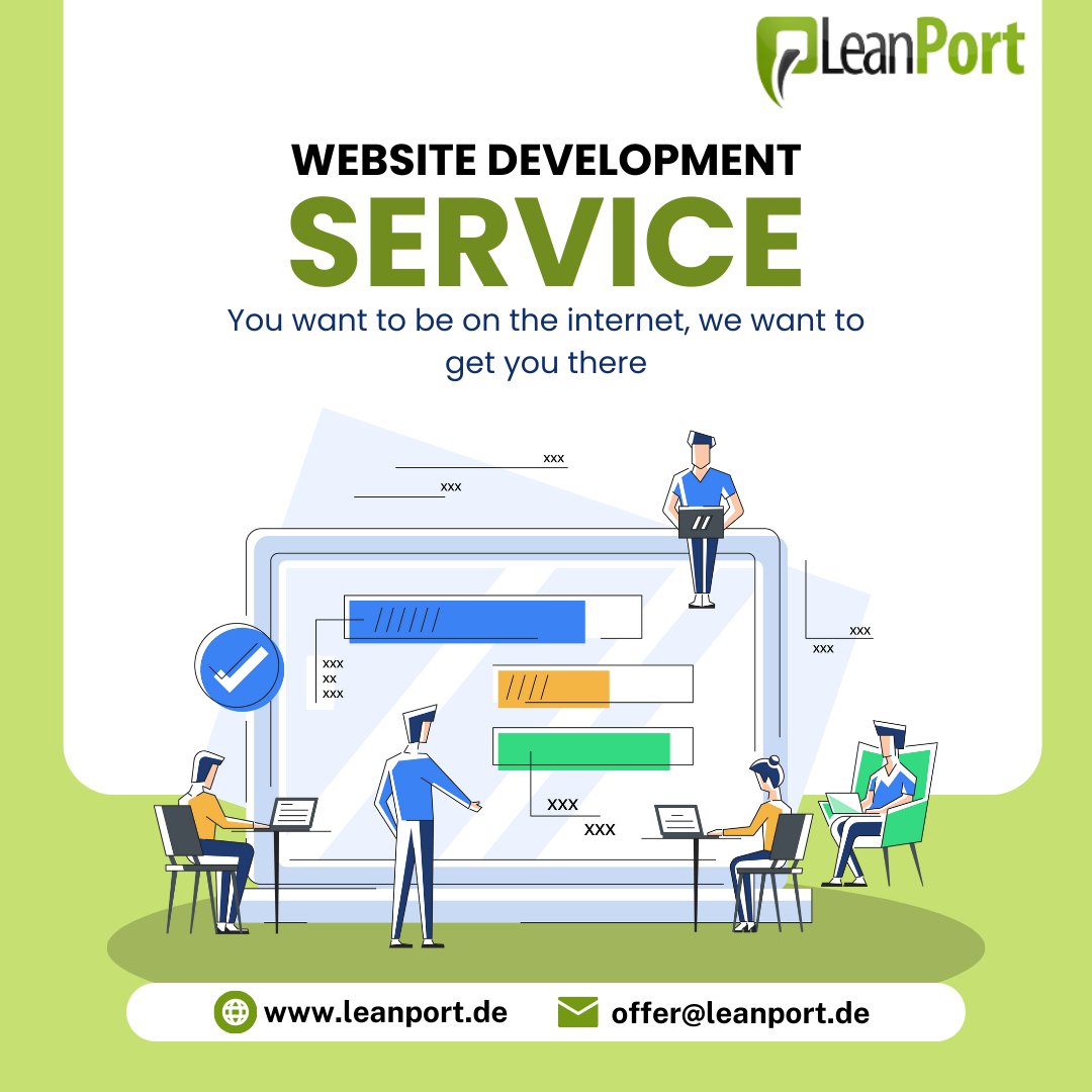 Get online effortlessly with our website development service. Let's bring your presence to the web seamlessly and effectively!

#leanport #webappdevelopment #customsoftwaredevelopment #digitalsolution #wordpressdevelopment #cmsdevelopment #webdevelopment #webanalytics