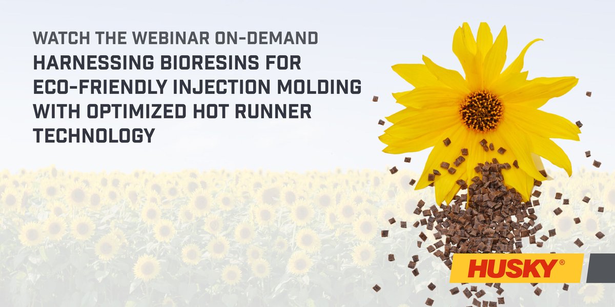 💻 WEBINAR ON-DEMAND 💻
HARNESSING BIORESINS FOR ECO‑FRIENDLY INJECTION MOLDING

✅ WATCH NOW! 🔗 bit.ly/3ORA7li 

#HuskyIMS #Injectionmolding #bioresin #Packaging #Sustainability