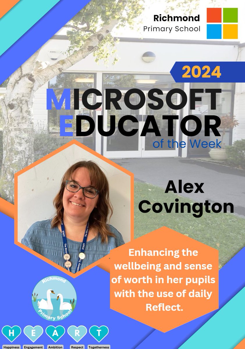 Congratulations to our ME of the Week, Miss Covington For excellent use of @MicrosoftEDU @MicrosoftLearn tools & #technology @flip @MicrosoftTeams to provide #equitable #learning opportunities for all our children! #MIEExpert #edtech #TrustInStour @OneNoteEDU #inclusion