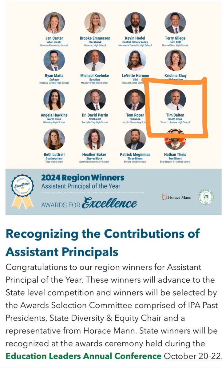 Congratulations to one of the best <a href="/AndrewHS_d230/">Victor J. Andrew High School</a> <a href="/TimDaltonVJA/">Tim Dalton</a> 🙌🏼🙌🏼