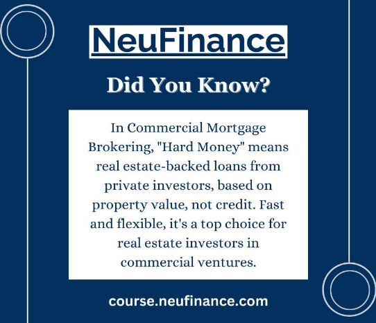 Shoutout to @neufinance for this insightful post on Hard Money in commercial mortgage brokering! 💼💰 Explore the world of strategic financing and don't forget to follow them for more valuable insights. Knowledge is power! 🚀