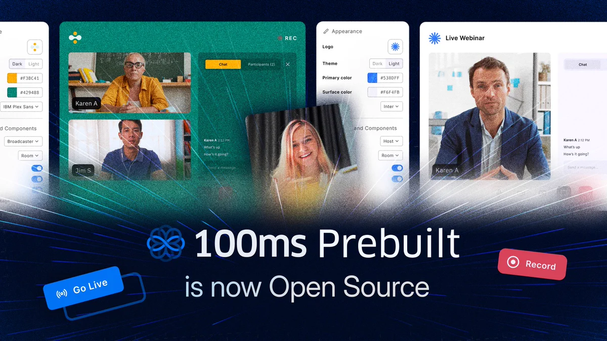 100ms Prebuilt UI is now open source