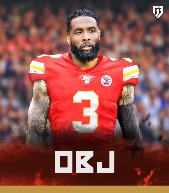RGIII's tweet photo. The @chiefs SHOULD SIGN Odell Beckham Jr. Last year he proved he is STILL DYNAMIC after being 8th in the NFL averaging 16.1 yards per catch. The @Chiefs struggled with drops last year, but @obj had the lowest drop rate of his career with 1 drop on 64 targets (1.6%). Chief him. https://t.co/QpP1xSnnVP