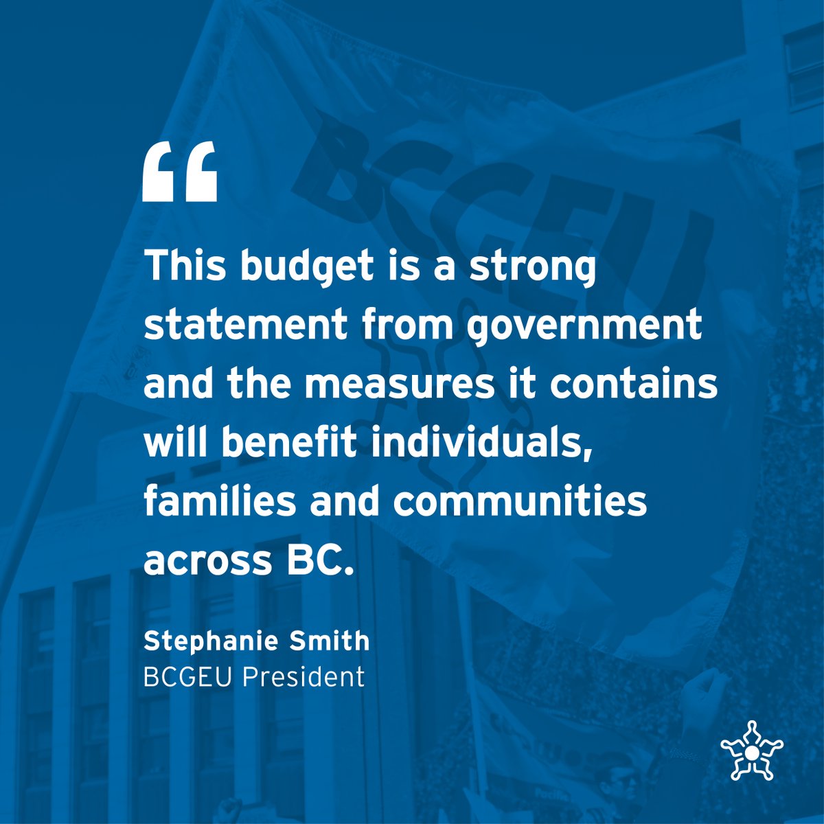 'The provincial government has released their budget for the coming fiscal year. The BCGEU is pleased that government resisted pressure to cut funding and instead tabled a budget built on meaningful investments in people and public services — including increased support for…
