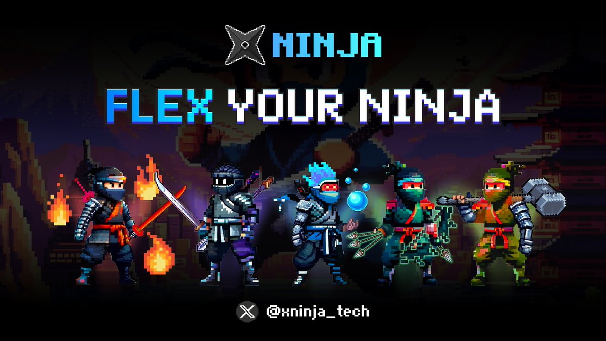 xninja_tech's tweet image. Training your Ninja? 💪🥷

RT &amp;amp; Comment #xNinja + screenshot 👇

10 Ninjas level 5 for 10 lucky 🎁
$INJ $XNJ $ELEM