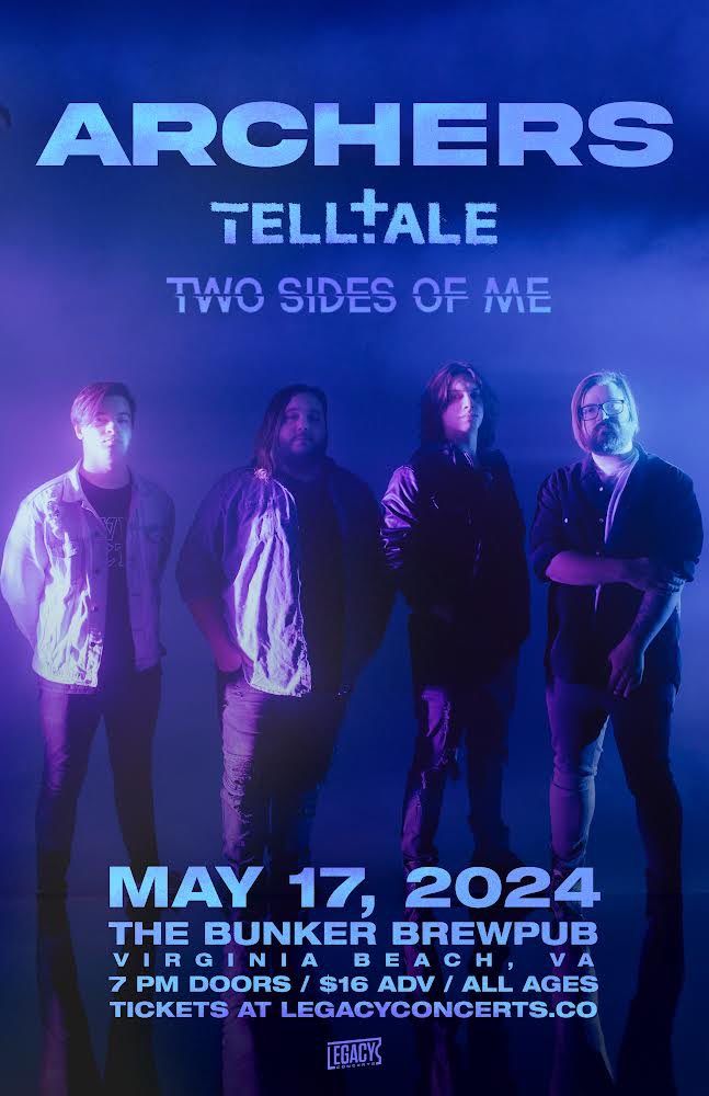 Tickets are on sale now for our headline show in Virginia Beach, VA with Telltale & Two Sides of Me seetickets.us/event/archers-…