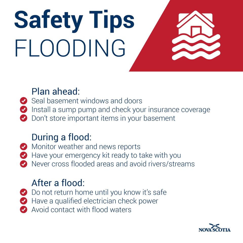 Heavy rainfall is expected in parts of the province over the next couple of days and may cause localized flooding. For those with rain gutters, downspouts or storm drains, try and clear them before the rain if possible.