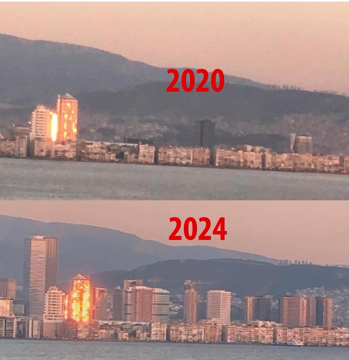 omerdurmaz's tweet photo. İzmir’in son dört yıl içindeki hızlı değişimi! (Fotoğraf: Ahmet Tükel). https://t.co/yH1VcSb1Yq