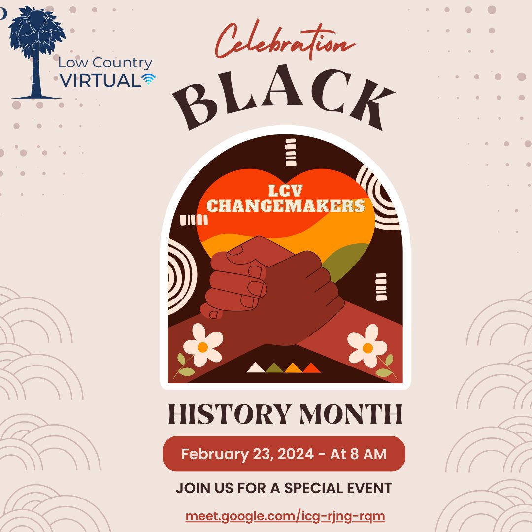 👏 Low Country Virtual students celebrate the rich tapestry of Black History! Let's honor the incredible contributions, resilience, and achievements today and every day 🌐📚✨ #BlackHistoryMonth #LCVleads #Onlinelearning 🙋‍♂️🙋🙋‍♀️ #ChangeMakers