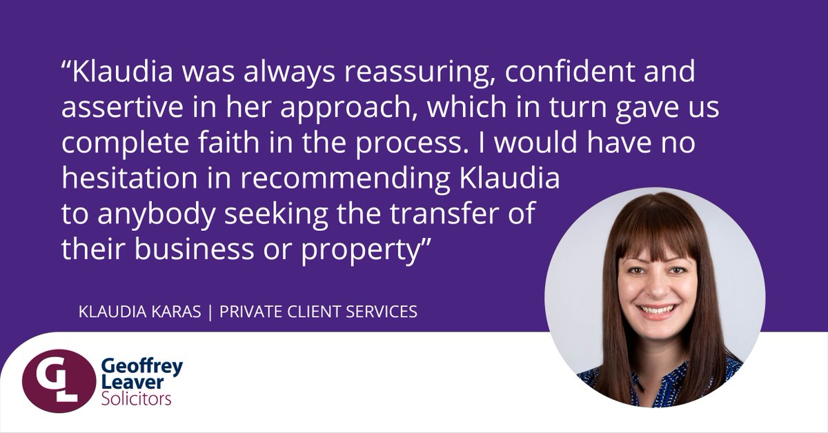 Going into the weekend with another wonderful testimonial for Klaudia from our Residential Property team. Well done Klaudia!

Thinking about moving? Read about how Klaudia can help you here >bit.ly/3Jf1guU

#residentialproperty #propertysales #propertypurchase