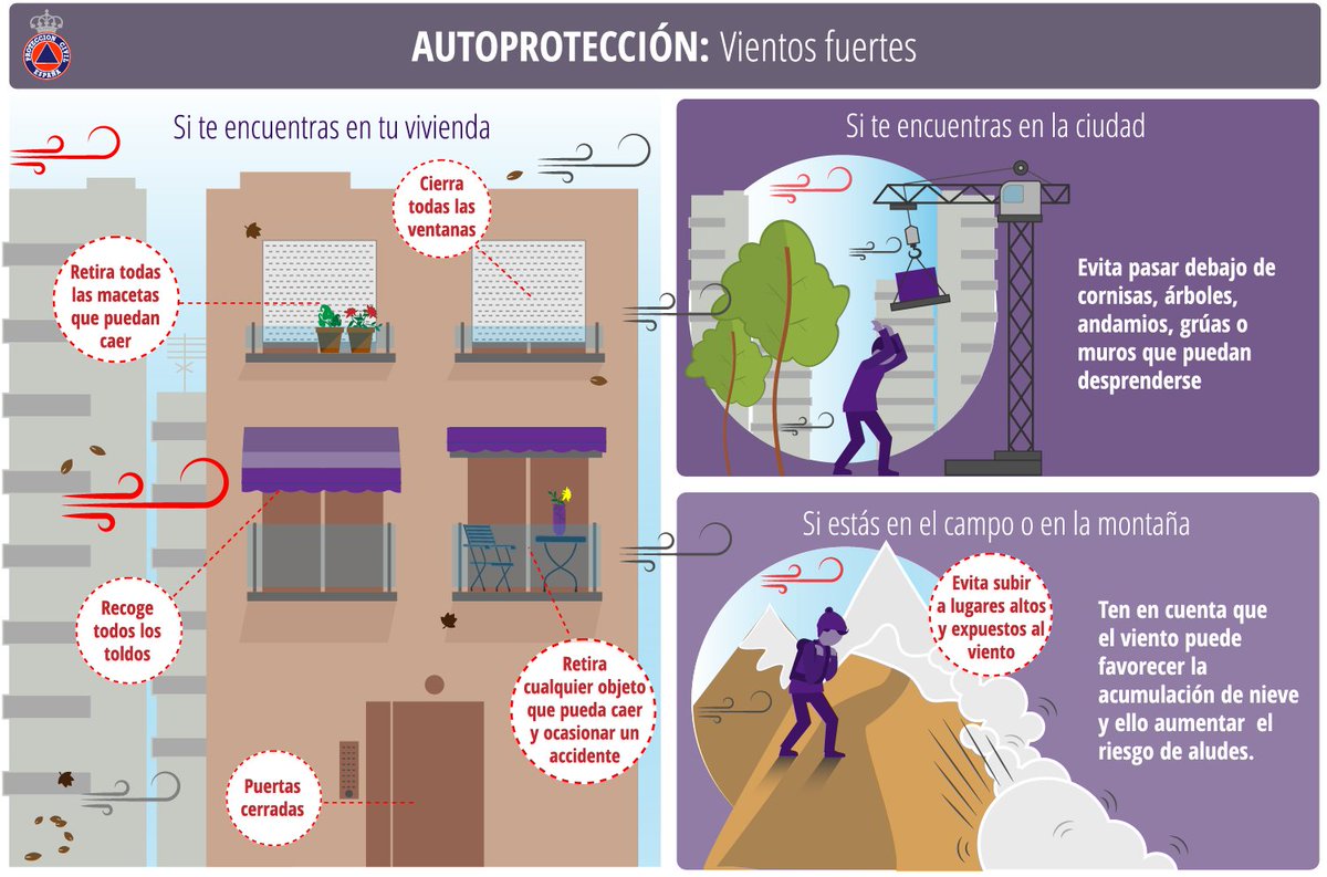 proteccioncivil's tweet photo. 📢Continúan los avisos🟥🟧🟨@AEMET_Esp durante el fin de semana🌊🌬️❄️🌧️

⚠️⚠️⚠️Nivel🟥🌊costeros en #Galicia

✅Disfruta sin asumir riesgos y sigue la evolución de los avisos👉https://t.co/y8MryB41pq

✅Recomendaciones @proteccioncivil @interiorgob👇 https://t.co/lCpu3wZqaS