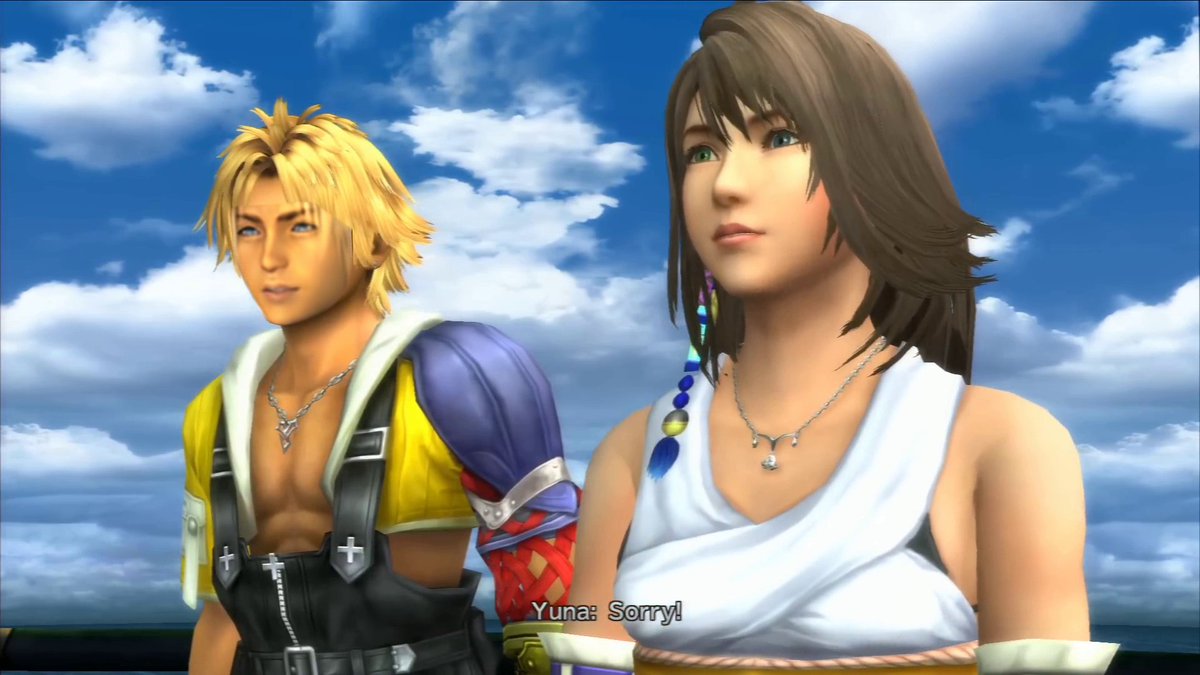 I tried messing around with deepfaking to fix Tidus' face, but it looked crap in motion. Here are a few stills that look ok.