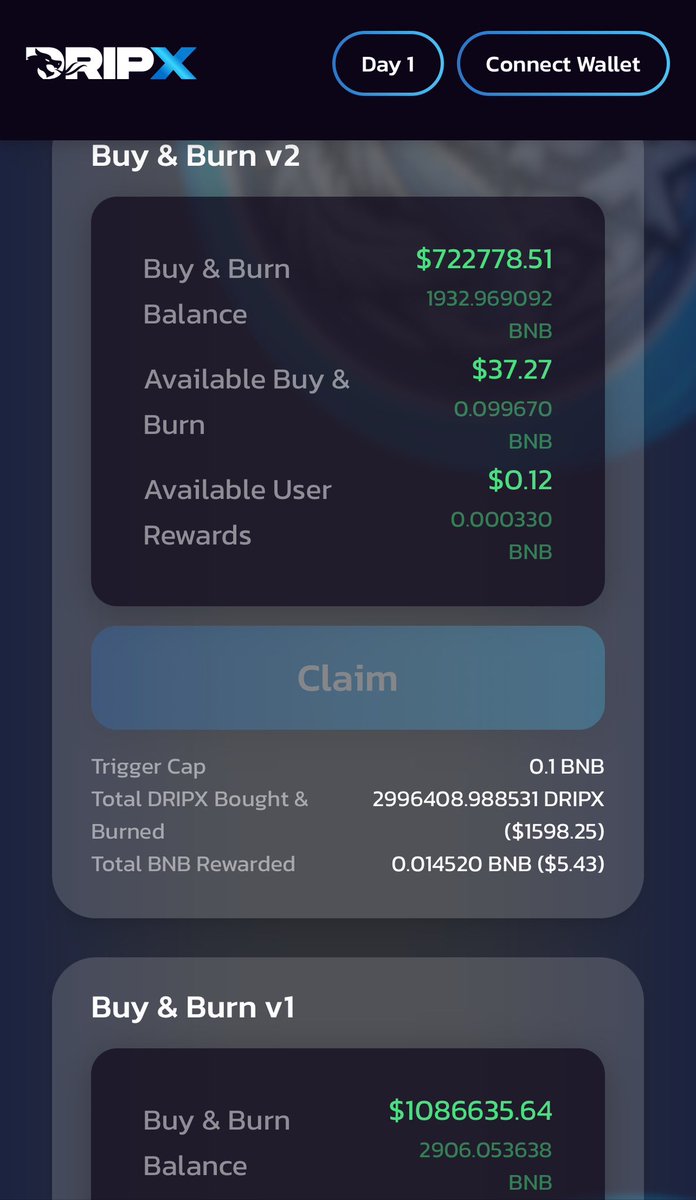 They forked TitanX and made each day have a max claimable of 300bil tokens

Jake would be proud.