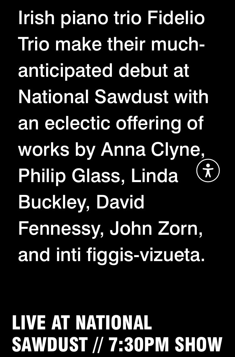 Fidelio Trio bringing my Galura to New York tomorrow night! At National Sawdust, Brooklyn 🎹🎻✨ nationalsawdust.org/event/fidelio-…
