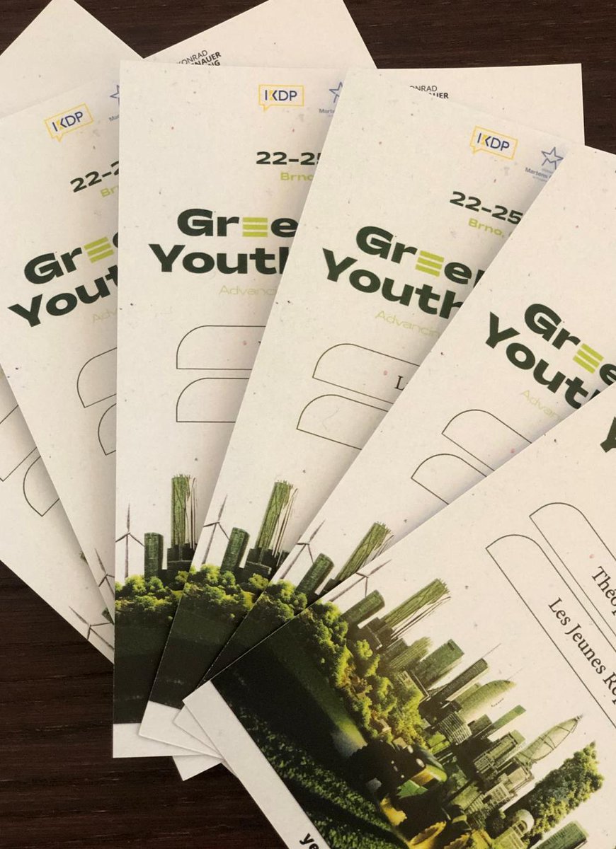 IKDP_cz's tweet photo. today’s #GreenDeal Conference

This weekend, politically active youngsters from @MladiLidovci, @TOPtym, @YouthEPP &amp; others meet and discuss in Czech Republic in Brno.

@WMCESProjects  
@KASonline https://t.co/Tw8oCrWH8c