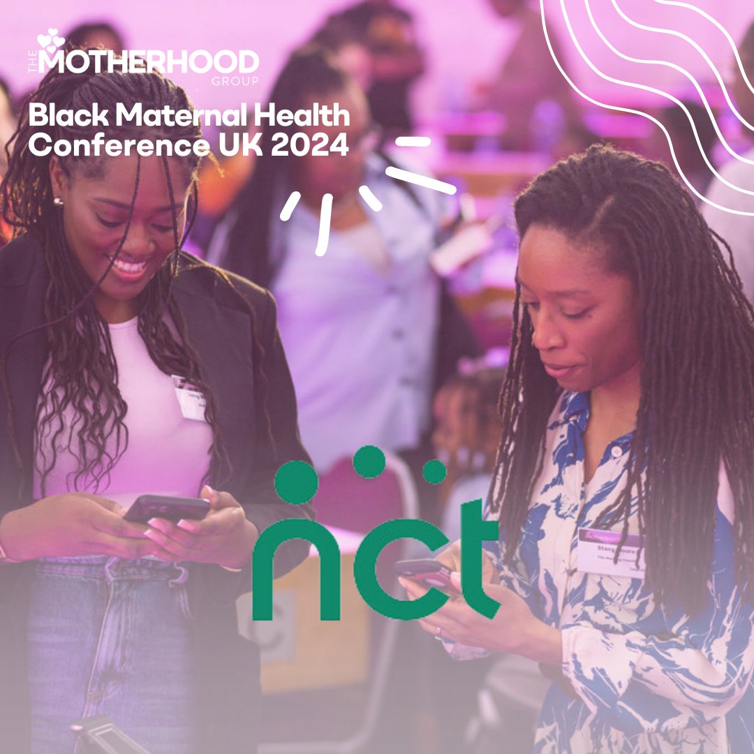 MotherhoodGroup's tweet photo. We're honoured to have @NCTcharity  supporting our Black Maternal Health Conference UK.
Every year NCT supports over 250,000 #parents on their unique journeys through pregnancy, birth, infant feeding, and into early parenthood.  
Black Maternal Health Conference bridges the community, healthcare providers, stakeholders, policymakers, and mothers to address systemic racism in maternity care. https://t.co/pKNhVLSK7n #BMHCUK24