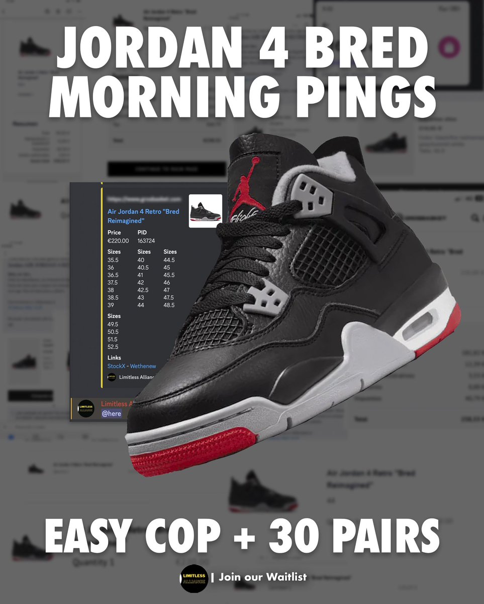 Hoy nuestros miembros están arrasando 🚨

Jordan 4 secured 🟢

🥷🤫

23/02/2024