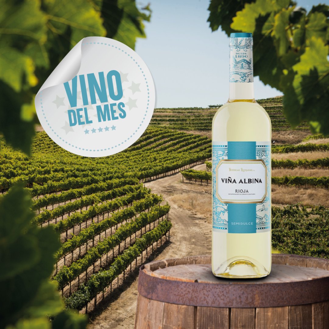 🍷 Febrero viene con dos #vinos especiales y el segundo que no podía faltar es nuestro #ViñaAlbina Semidulce

¿Has probado ya este vinazo 👉🏻 bodegasriojanas.shop/vina-albina/vi…? 🤔

#Bodegasriojanas #vinosespeciales #vinosunicos #vinosdecalidad #vinoblanco