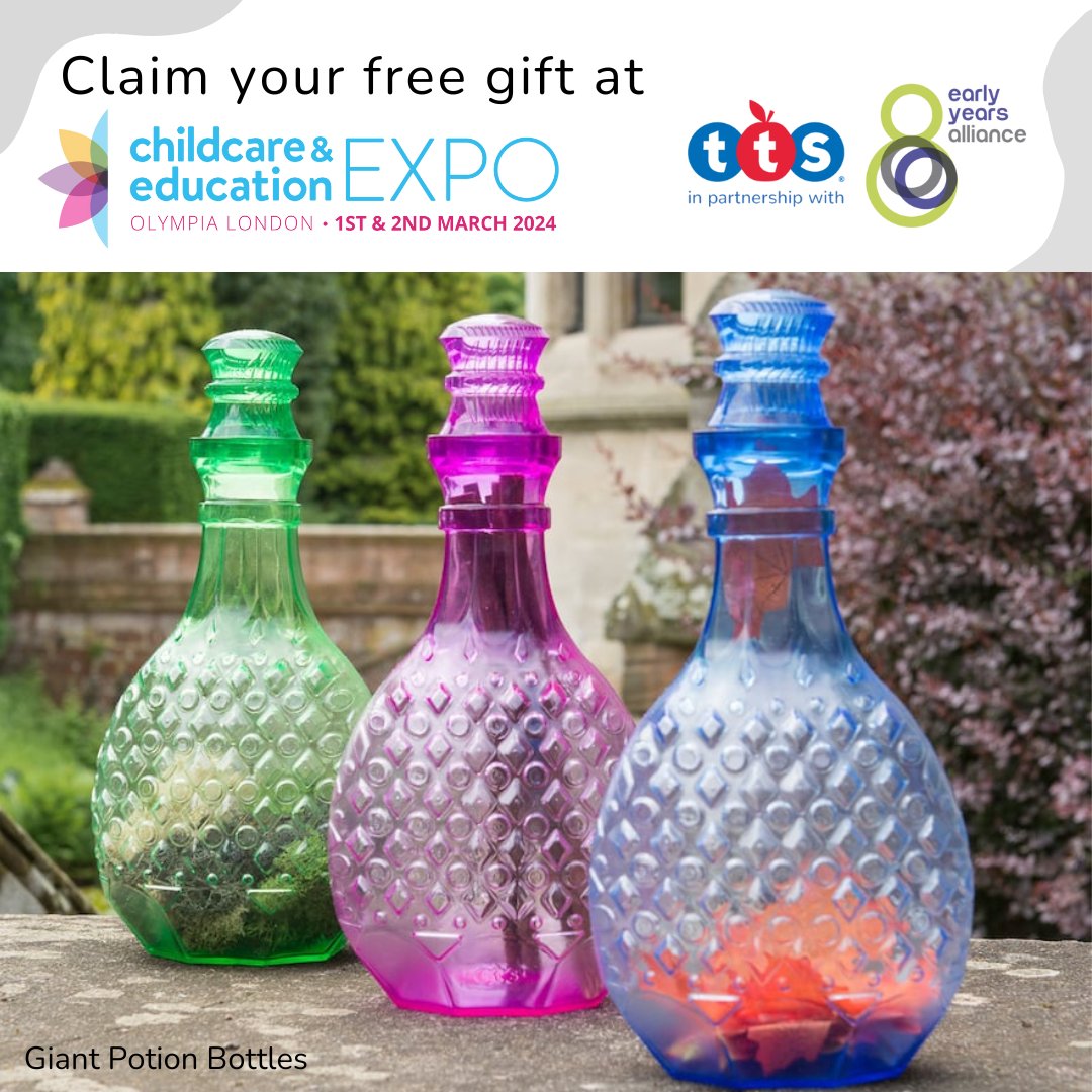 In celebration of our partnership with Early Years Alliance, we’re teaming up at Childcare Expo to offer their members an exclusive gift. Visit the Early Years Alliance on stand F44 and collect your token, then pop over to see TTS on stand C40, present your token! @EYAlliance