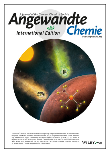 Angewandte Chemie (@angew_chem) on Twitter photo #OnTheCover An Organocopper(III) Fluoride Triggering C-CF3 Bond Formation (Noel Nebra and co-workers) onlinelibrary.wiley.com/doi/10.1002/an… <a href="/LHFA_CNRS/">Laboratoire Hétérochimie Fondamentale et Appliquée</a> <a href="/CNRSchimie/">CNRS Chimie</a> <a href="/CNRS_Toulouse/">CNRS Occitanie Ouest</a> <a href="/NebraNoel/">Noel Nebra</a> <a href="/jovensancho1/">Daniel Joven-Sancho</a> onlinelibrary.wiley.com/doi/10.1002/an… #OnTheCover An Organocopper(III) Fluoride Triggering C-CF3 Bond Formation (Noel Nebra and co-workers) onlinelibrary.wiley.com/doi/10.1002/an… <a href="/LHFA_CNRS/">Laboratoire Hétérochimie Fondamentale et Appliquée</a> <a href="/CNRSchimie/">CNRS Chimie</a> <a href="/CNRS_Toulouse/">CNRS Occitanie Ouest</a> <a href="/NebraNoel/">Noel Nebra</a> <a href="/jovensancho1/">Daniel Joven-Sancho</a> onlinelibrary.wiley.com/doi/10.1002/an…