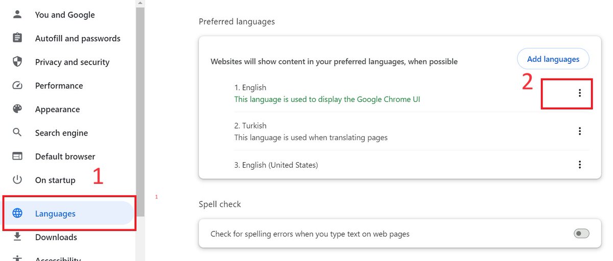 CoinOneriCom's tweet image. Line görevlerinde townstory oyunu açılmıyorsa...
Tarayıcının dilini İngilizce yapmalısınız.
Chorome için sağ üst köşeden 3 nokta&amp;gt;&amp;gt; En altta ayarlar
tıklayıp resimdeki gibi dil seçimi yapabilirsiniz
katılım linki : layer3.xyz/linea-park/?re…
#Lineapark #townstory #Lineas