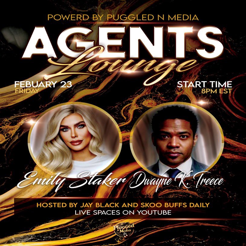 PluggedNMedia_'s tweet photo. 🚨#PLUGN🔌 2NIGHT 8PM EST🚨

YouTube LIVE  w/ NFL Agents 

Emily Staker &amp; Dwayne K. Treece

They will be dropping 💎💎💎’s 

Podcast 🔗 https://t.co/rwfaBGwYda https://t.co/0v58Raispe