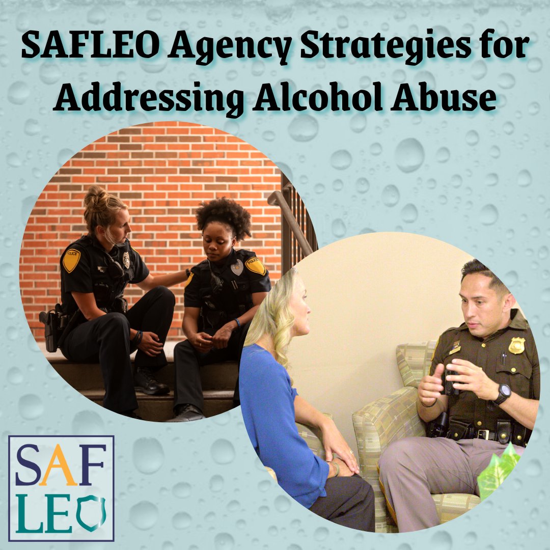 Does your agency have a strategy for addressing alcohol abuse? safleo.org/ResourceLibrar… @ukcosw @AASuicidology @NLEOMF #SAFLEO #safety #lawenforcement #thinblueline #firstresponder #wellness #resource
