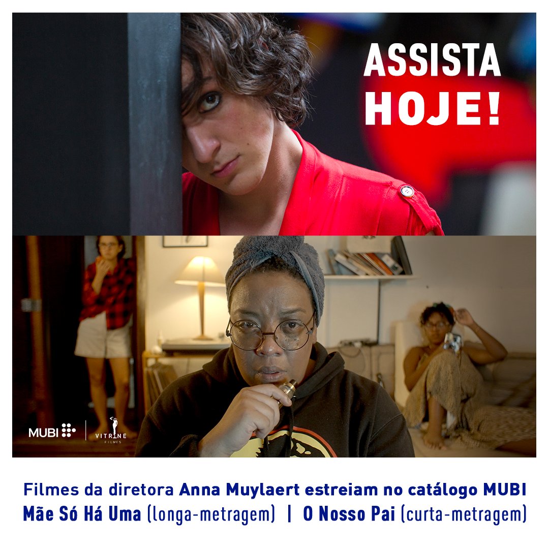 vitrine_filmes's tweet photo. Hoje tem estreia especial no catálogo da MUBI, dois filmes da diretora Anna Muylaert chegando para você fazer a sua sessão pipoca! 🍿❤️

Assista hoje mesmo na @mubibrasil, confira pelo link na bio!

#mubi #mubibrasil #vitrinefilmes #annamuylaert #cinemabrasileiro #assistaemcasa https://t.co/hDCxqmK5aP