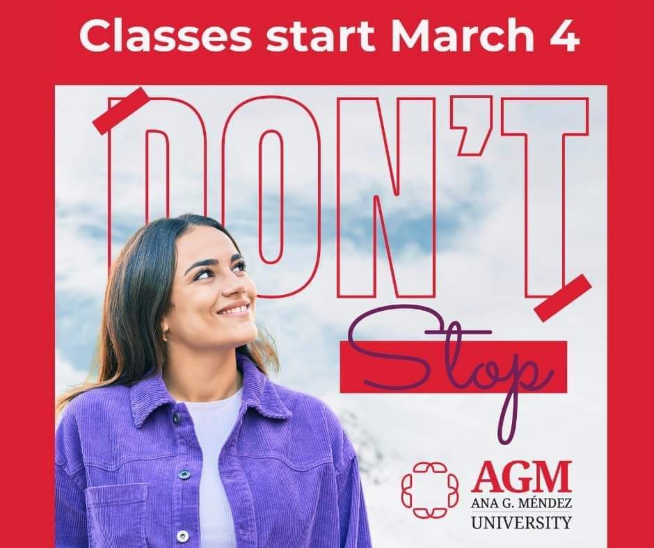 Achieve your professional goals! From diplomas to doctorates, we have the program you are looking for. 🔗 Your future starts here! bit.ly/AGMUEnrollToday

Ana G. Méndez University, where your goals are our priority.
#WeSpeakYourLanguage