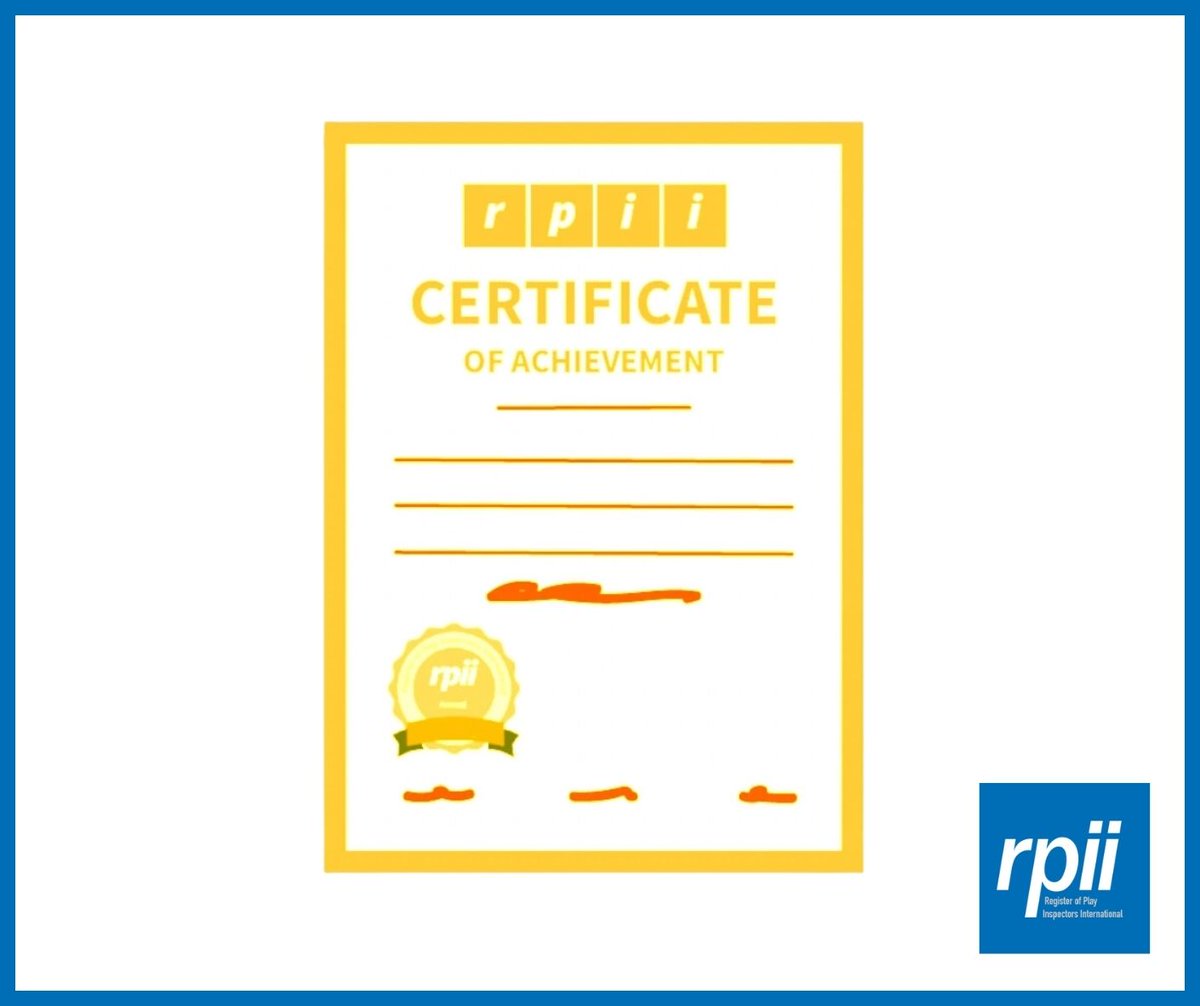 TheRPII's tweet photo. It's not just a certificate; it's a commitment to excellence. RPII training signifies a dedication to maintaining the highest safety standards. Don't compromise on the safety of our little ones. Train your staff to the necessary RPII level. #RPII https://t.co/nOQ3hgW8lI