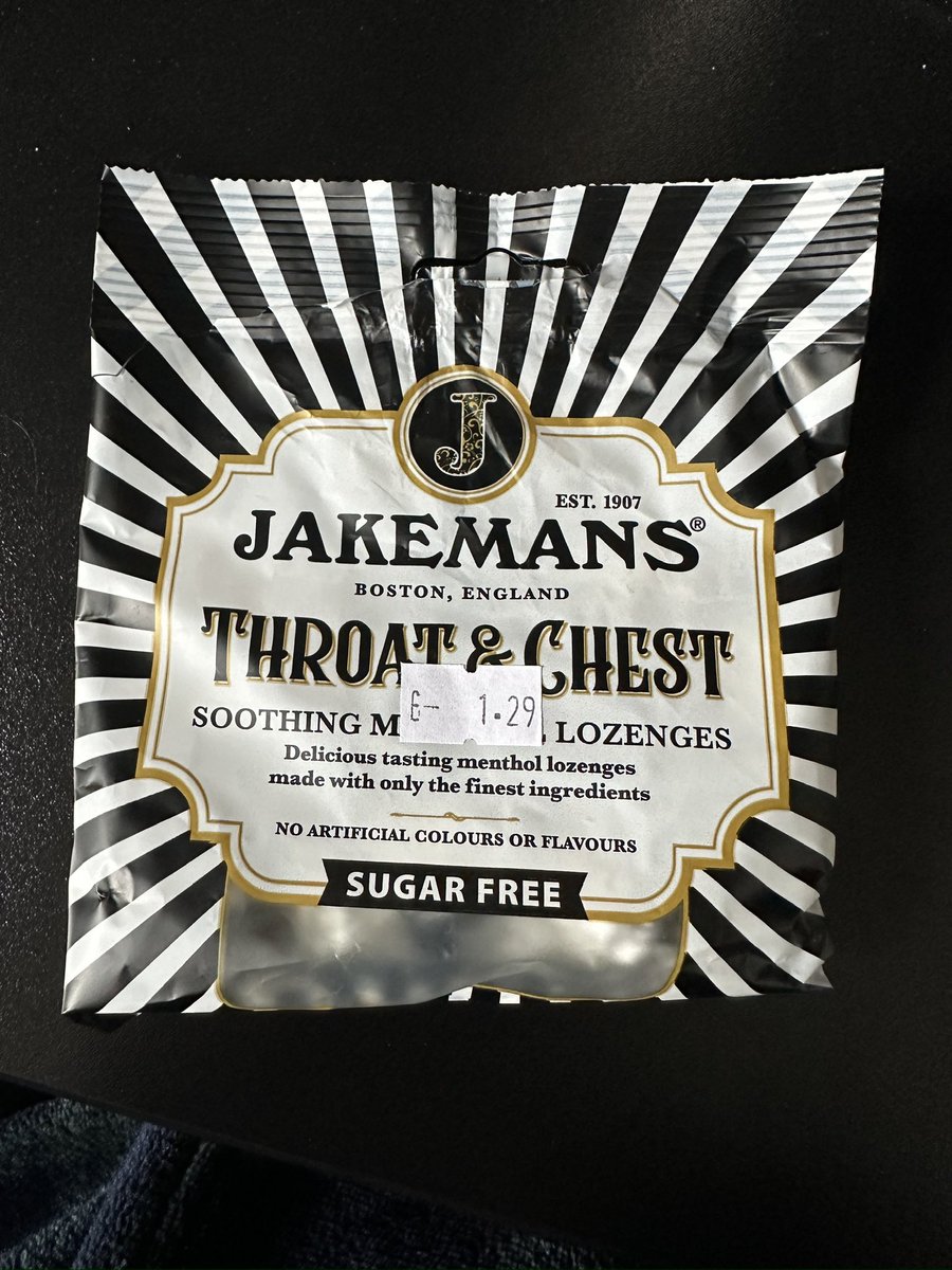 New Jakemans lozenges are absolute rubbish.  Well done product team 💩