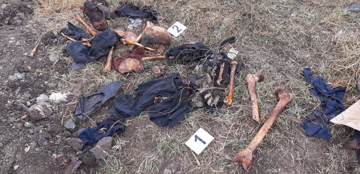 Another mass grave was discovered in Khojaly. Perhaps it is divine justice that on the next anniversary of the Khojaly genocide committed on February 26, 1992, the remains of these nameless and innocent civilian victims were found. Their identity will be determined through DNA