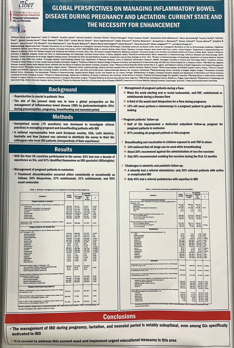 Pauli (@paulinunezfigue) on Twitter photo It's truly an honor to have participants from Chile contributing to this prospective work
#ECCO2024 <a href="/MJCasanovaG/">MJCasanova</a> <a href="/maria_chs/">Maria Chaparro</a> <a href="/pakotze/">Paulo G. Kotze</a> <a href="/ashtrida/">Astrid Rausch</a> <a href="/UmaMahadevanIBD/">Uma Mahadevan</a> <a href="/JulsgaardMette/">Mette Julsgaard</a> It's truly an honor to have participants from Chile contributing to this prospective work
#ECCO2024 <a href="/MJCasanovaG/">MJCasanova</a> <a href="/maria_chs/">Maria Chaparro</a> <a href="/pakotze/">Paulo G. Kotze</a> <a href="/ashtrida/">Astrid Rausch</a> <a href="/UmaMahadevanIBD/">Uma Mahadevan</a> <a href="/JulsgaardMette/">Mette Julsgaard</a>