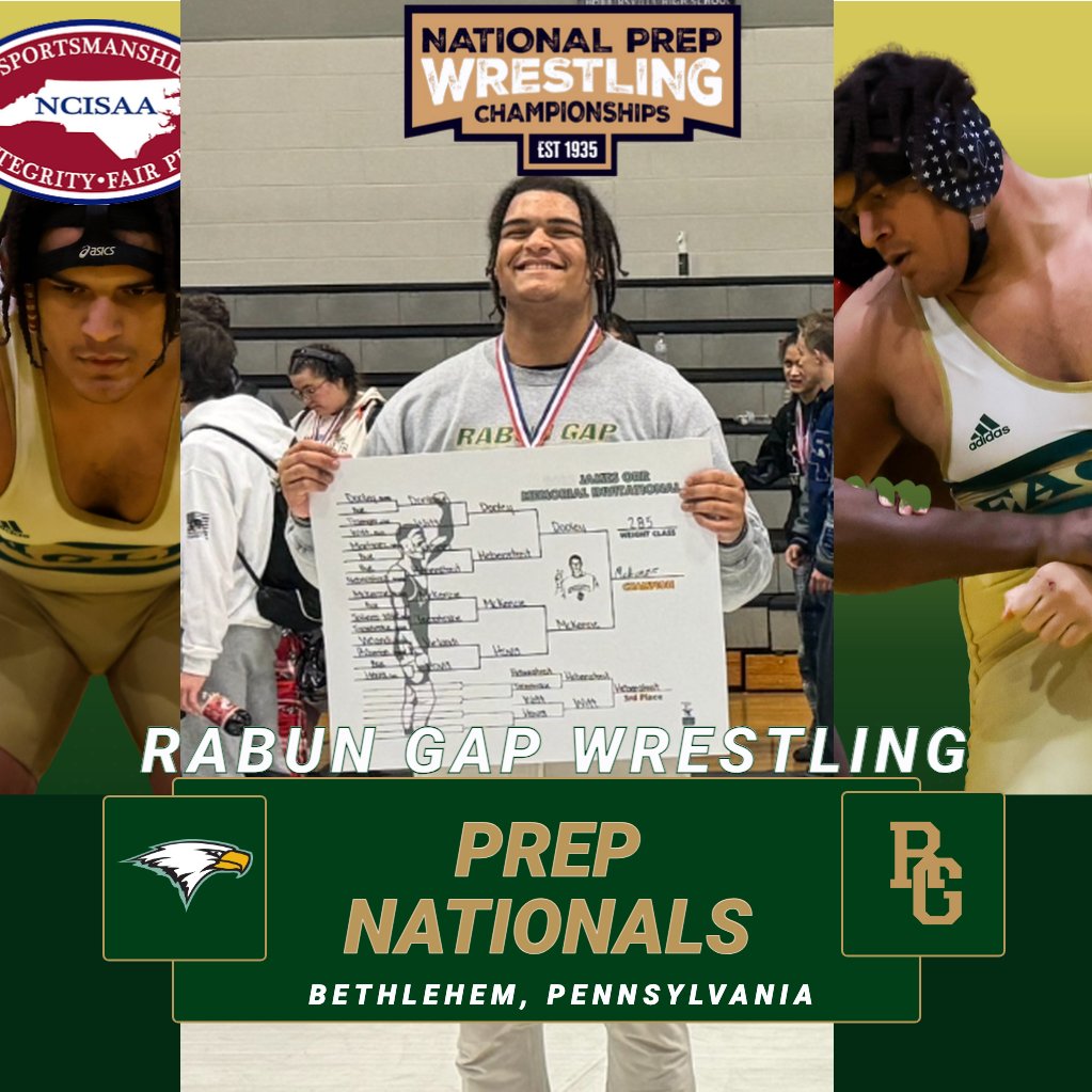 After his NCISAA championship last weekend, Kaleb McKenzie is on his way to Flow Wrestling National Prep Championships, which start today. Good luck, Kaleb! We're cheering for you and we know you'll represent Rabun Gap well! #LeadTheWay #PrepNationals #FlowWrestling @RGNS