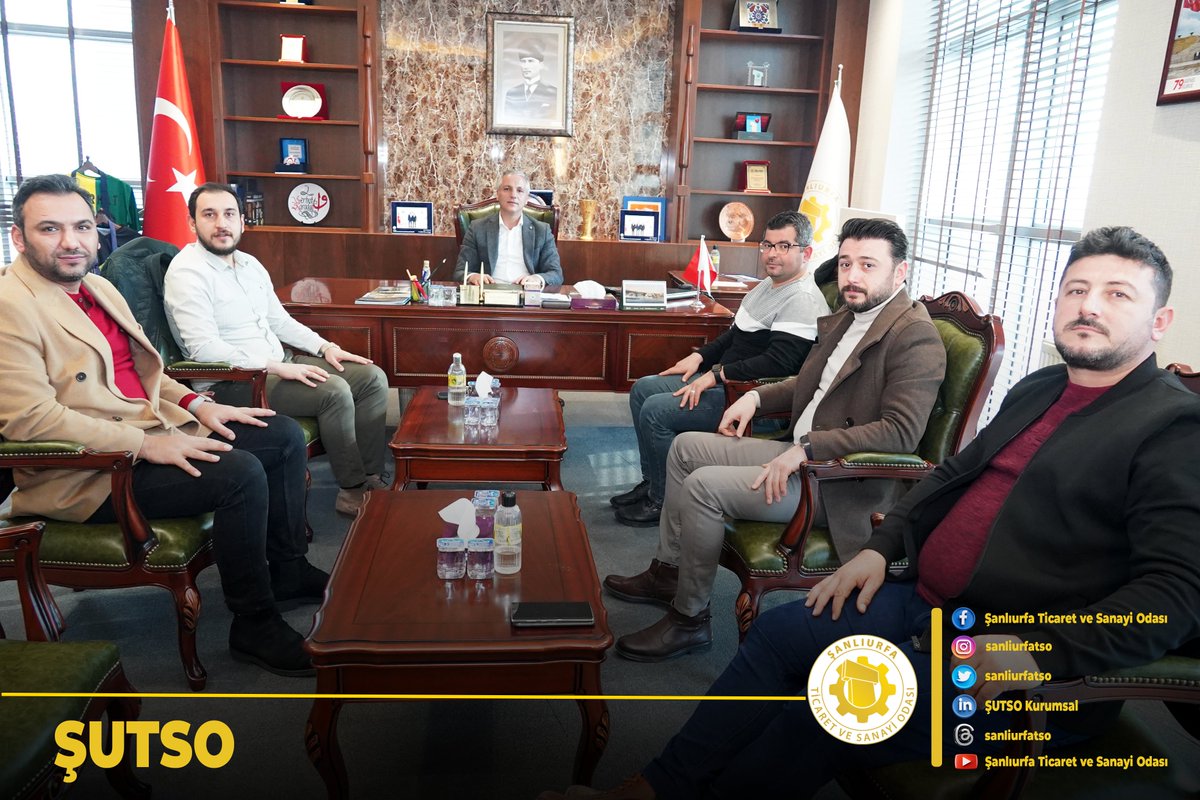 Meclis Başkanımız Sn.Serhat Karadağ, Şanlıurfa Ticaret ve Sanayi Odamız (ŞUTSO) 8.Meslek Komite Üyelerimiz ile bir araya gelerek, Odamızın organize ettiği Kahramanmaraş merkezli 11 ilin etkilendiği depremin ardından yeniden yapılanan iller için düzenlediği "Bölgesel İnşaat