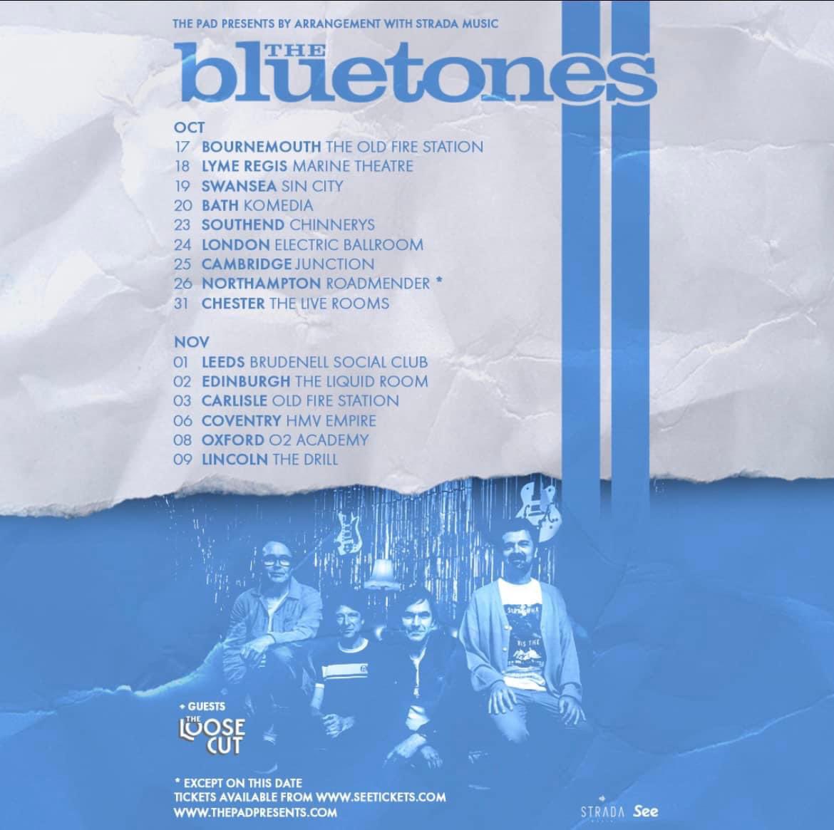 📣🤩@TheBluetones & guests 🤩@TheLooseCut OUT NOW selling super fast! ❗️TICKETS ⬇️ thepadpresents.seetickets.com/tour/the-bluet… #TheBluetones #indiemusic #theloosecut #indieband #bandsontouruk