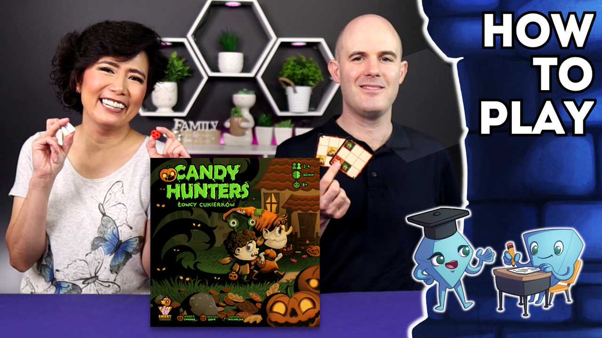 MeepleU's tweet image. #CandyHunters is a fun pattern recognition, movement game themed in Halloween. Collect the best candies, move and avoid the ghosts! Here&apos;s how to play on @thedicetower
youtu.be/HrWq3l7yS0g
#smartflamingo
