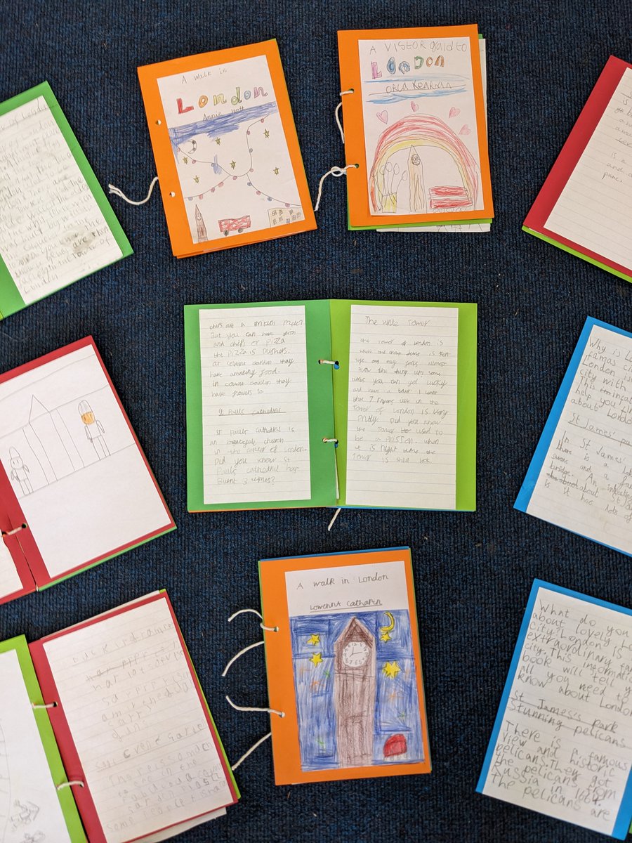 Year 2 have been inspired by the book "A Walk in London" by Salvatore Rubbino to write our own guide to London. We have written and illustrated our books over the past six weeks. We tried hard to include lots of interesting facts and interesting vocabulary.