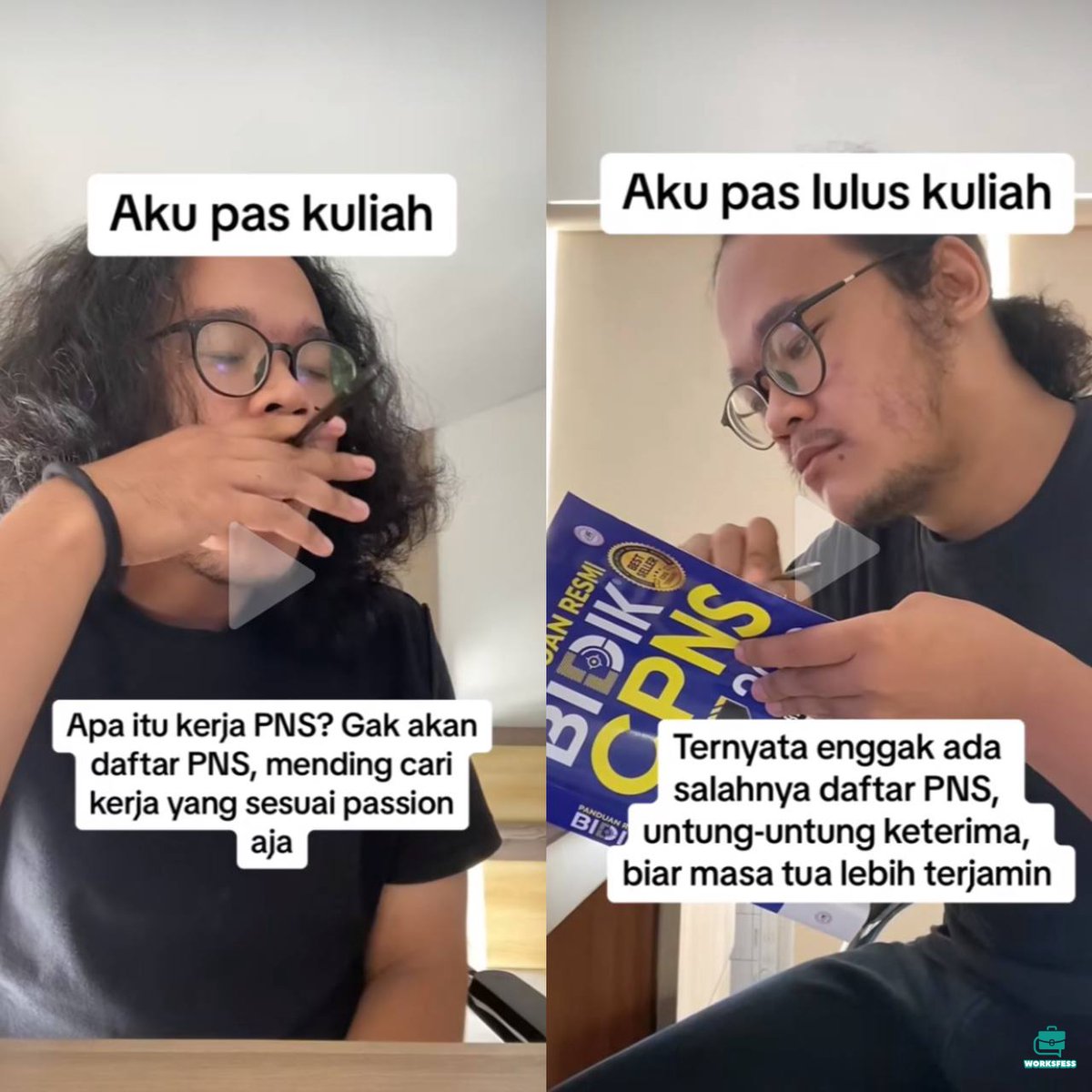 worksfess's tweet photo. Work! Apa itu idealis? Yg ada realistis😭 https://t.co/b1KgkXj5QE