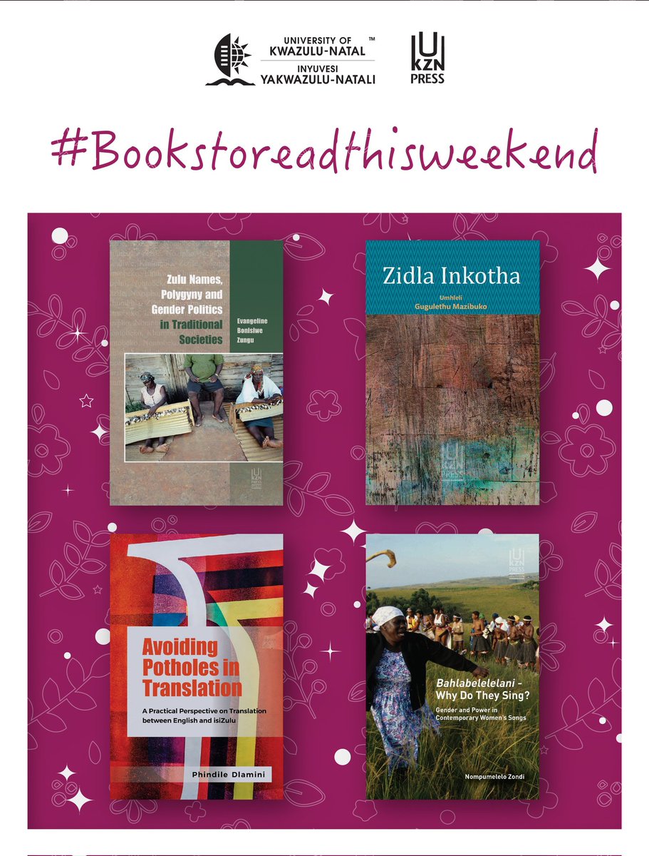 UKZNPress's tweet photo. Weekends are for booklovers ❤️ 📚 

#ukznpress #ukzn #booksbooksbooks #bookstagram #bookstagrammer #booklovers #womeninliterature https://t.co/tRNO8blQGR