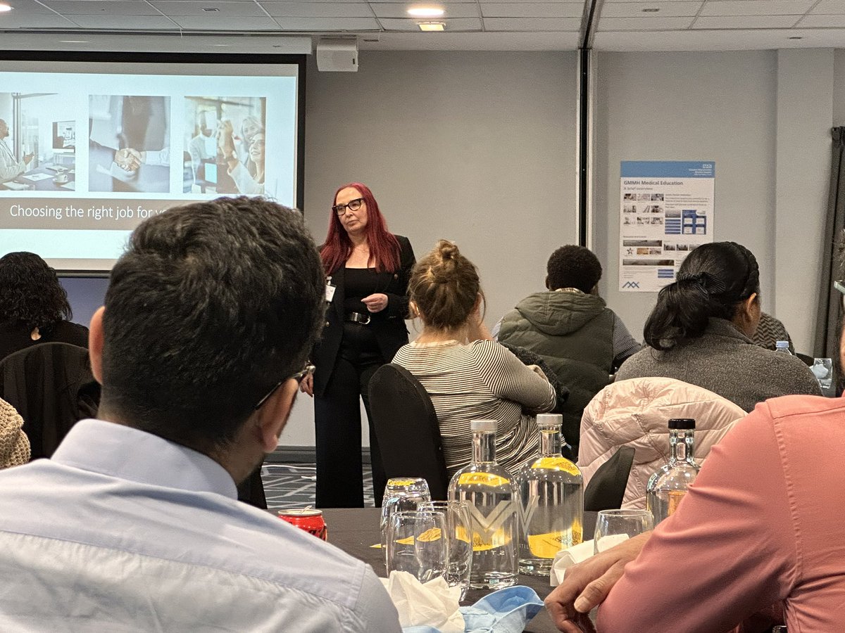 GMMH Trainee Career day. Developing our future consultants <a href="/GMMH_NHS/">Greater Manchester Mental Health</a>