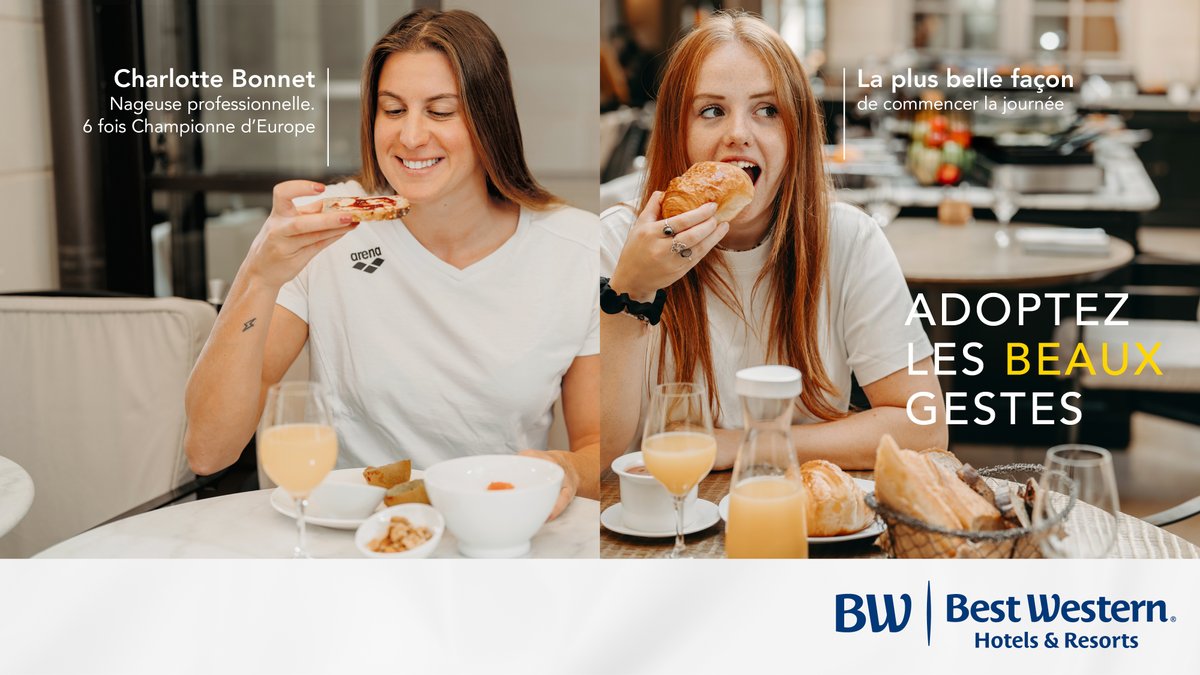 ADOPTEZ LES BEAUX GESTES !

Commencer sa journée par un bon petit déjeuner c'est primordial, tant pour Charlotte que pour les clients de nos hôtels.💪     

L’esprit d’équipe, c’est un état d’esprit.🤝

#teambestwestern #BestWesternFrance #BestWestern #BestWesternHotel
