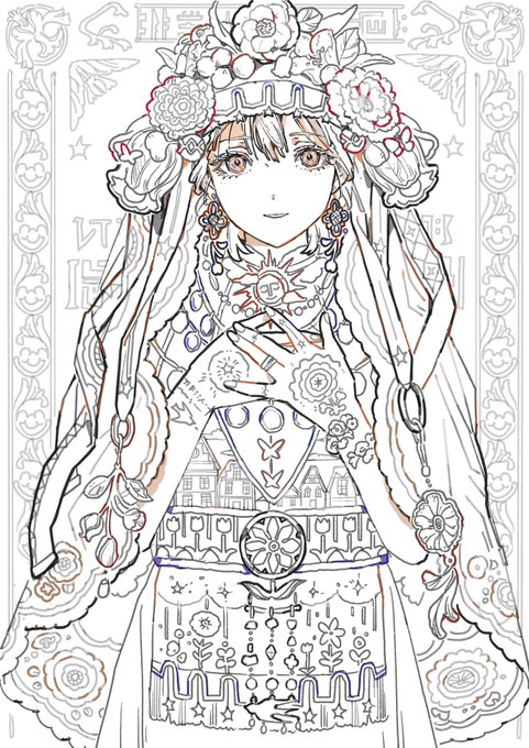 線画です
